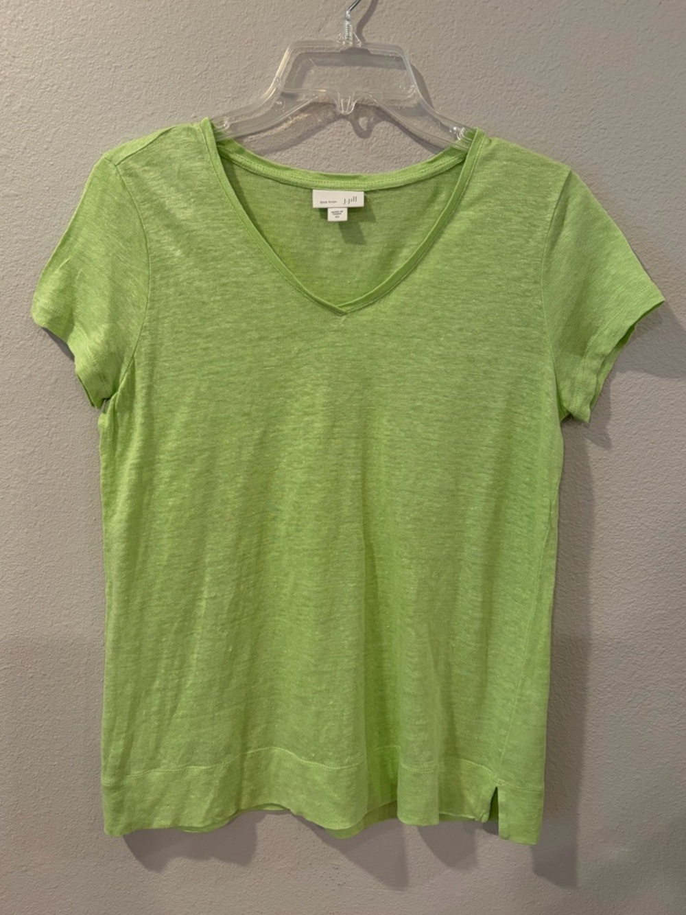 J. Jill  love linen Women's V-Neck Short Sleeve Tee